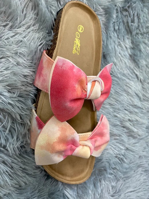 Everything’s peachy sandals