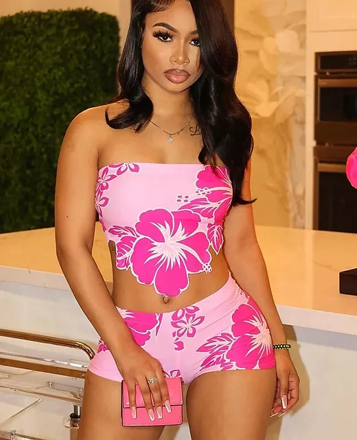 Hot girl two piece set