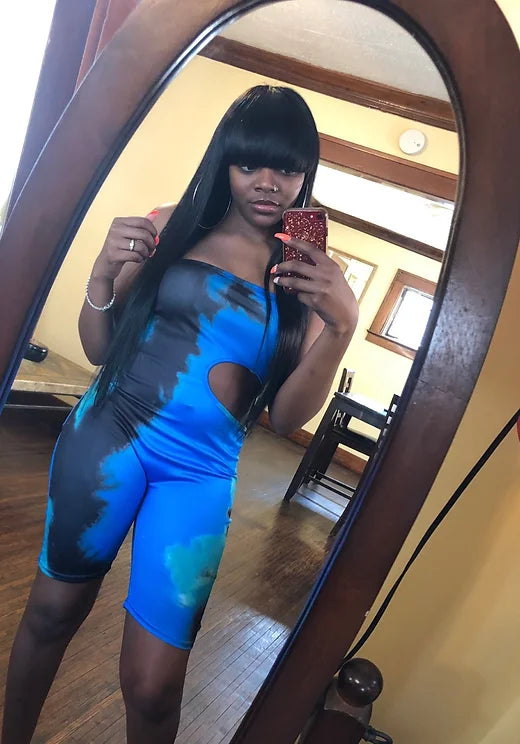 Lost in tie dye romper