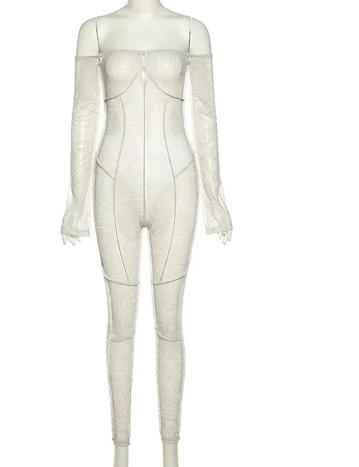 Mesh jumpsuit