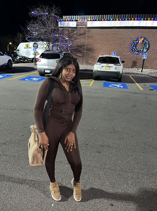 Mocha hoodie set