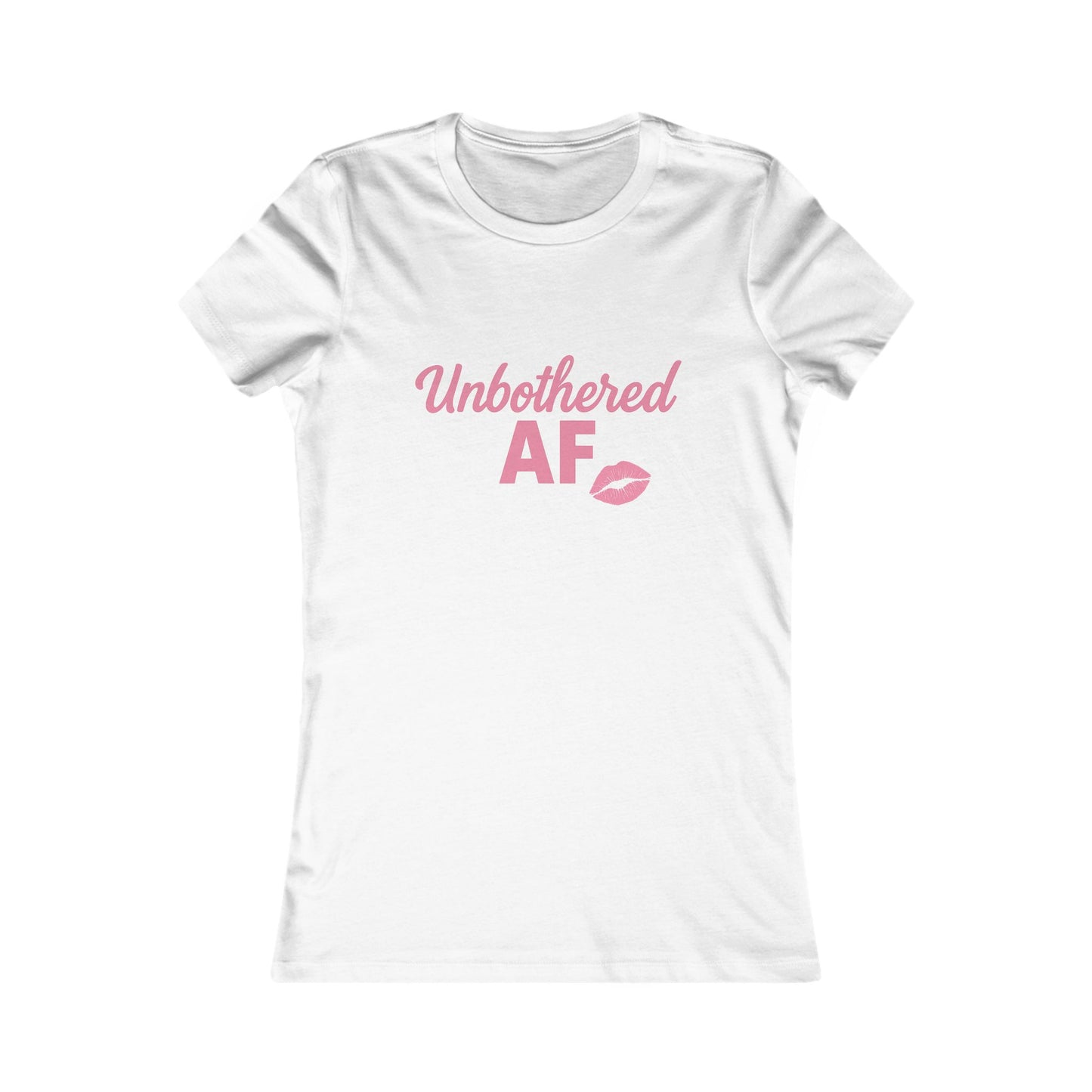 Unbothered AF Women's Tee - Casual, Motivational Shirt for Empowering Vibes, Ideal for Gifts, Birthdays, Self-Care Days, or Everyday Wear