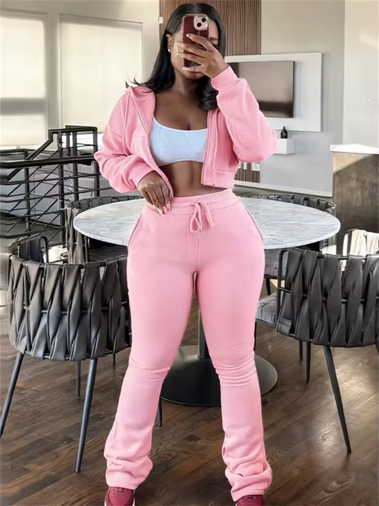 Off Duty Baddie Fleece Set