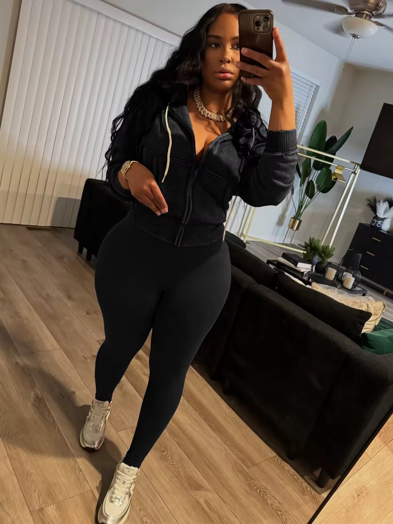 Snatched & Unbothered Zip Set