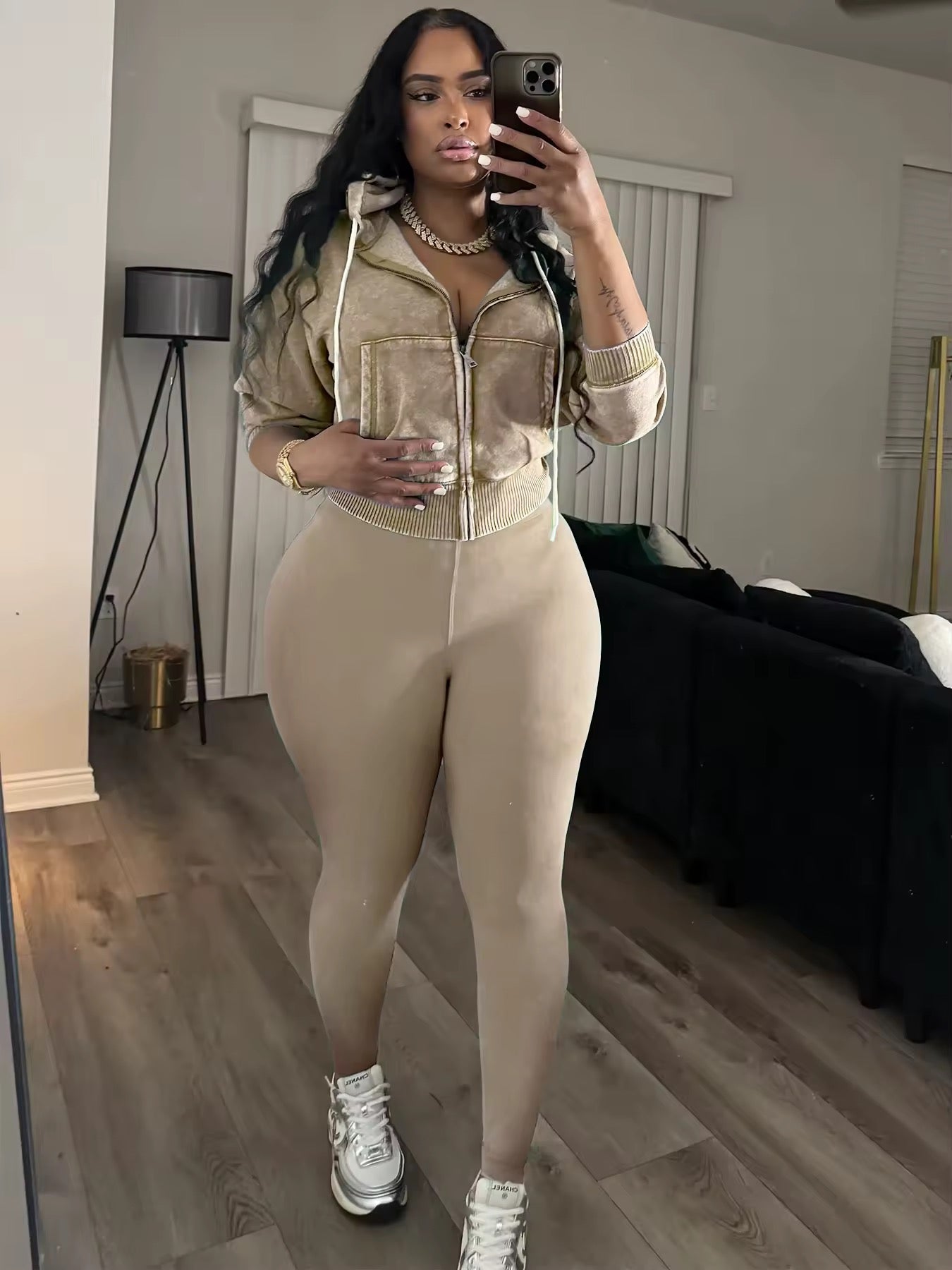 Snatched & Unbothered Zip Set