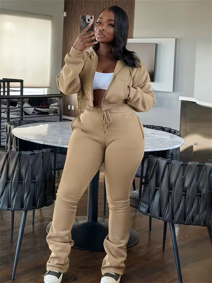 Off Duty Baddie Fleece Set