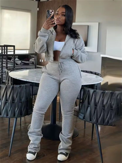 Off Duty Baddie Fleece Set