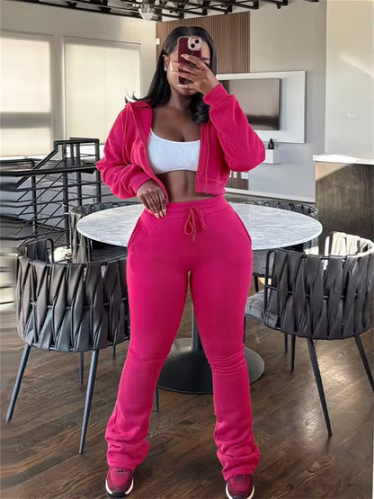 Off Duty Baddie Fleece Set