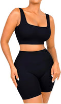Biker short two piece set