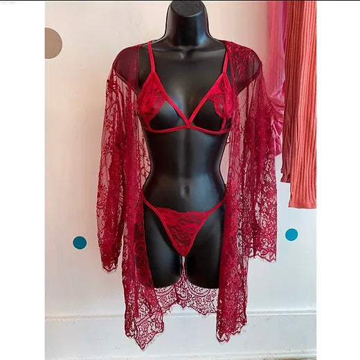 Burgundy 3 piece set