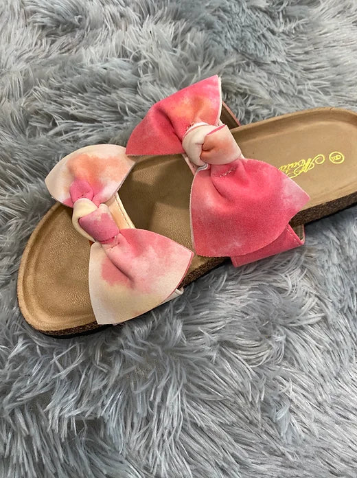 Everything’s peachy sandals