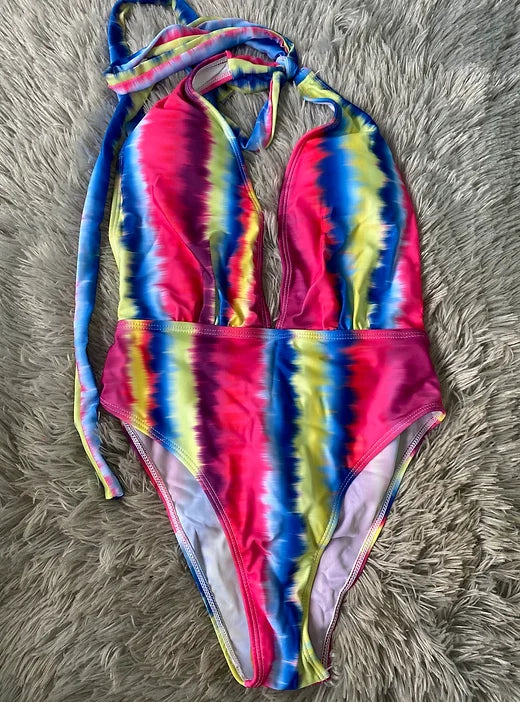 Flashy swimsuit