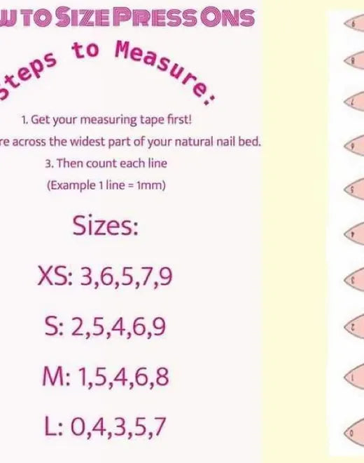 Hot pink press on nails (size medium)