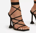 Lace up heels