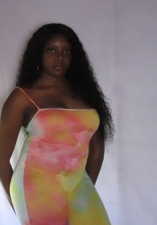 Tie dye romper
