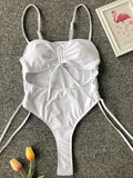White swimsuit